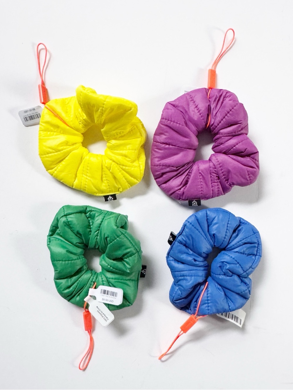 Free People FP Movement Sports Puffer Scrunchies — 4-Piece Set | NWT - Picture 2 of 6